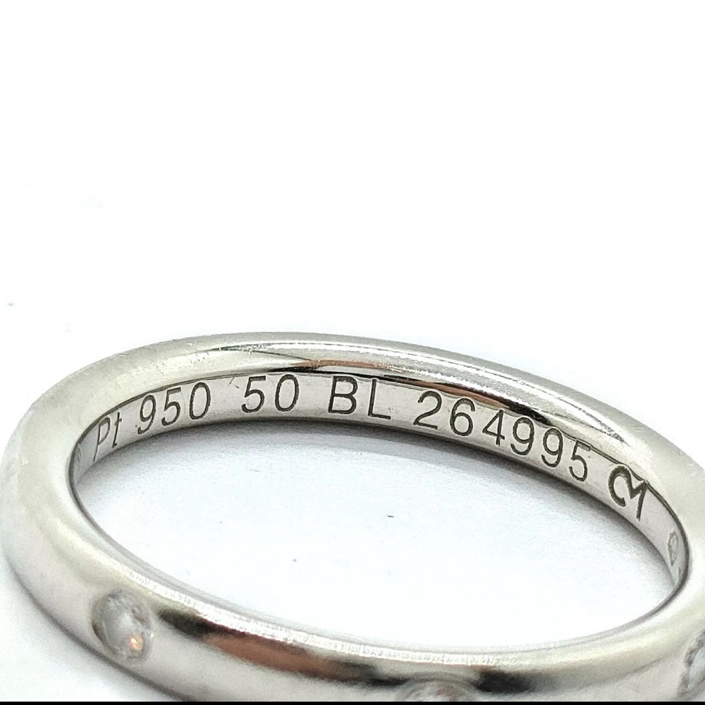 Van Cleef and Arpels Ring Infini Etoile Diamond Platinum Size 5 3/8 - Picture 2 of 8